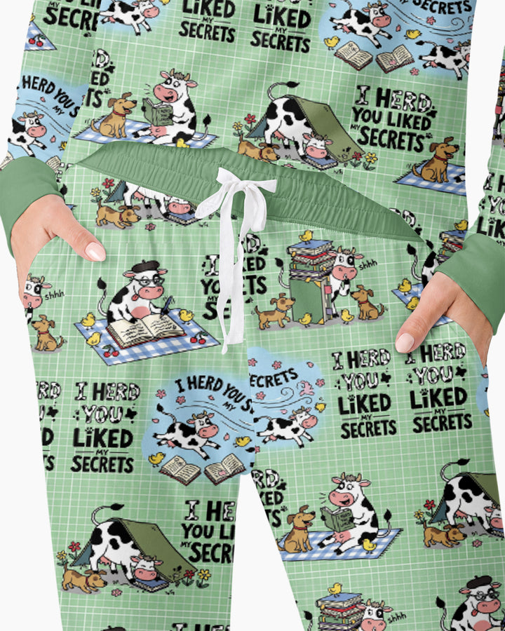The Secret Gossip Club Bamboo Women Pajama Set
