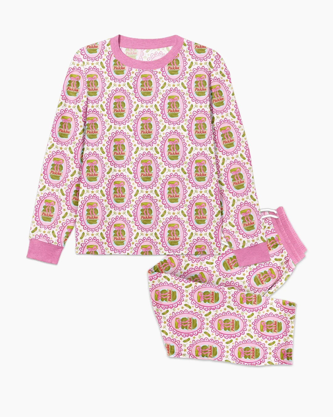 Pickle Coquette Bamboo Men's Pajama Set