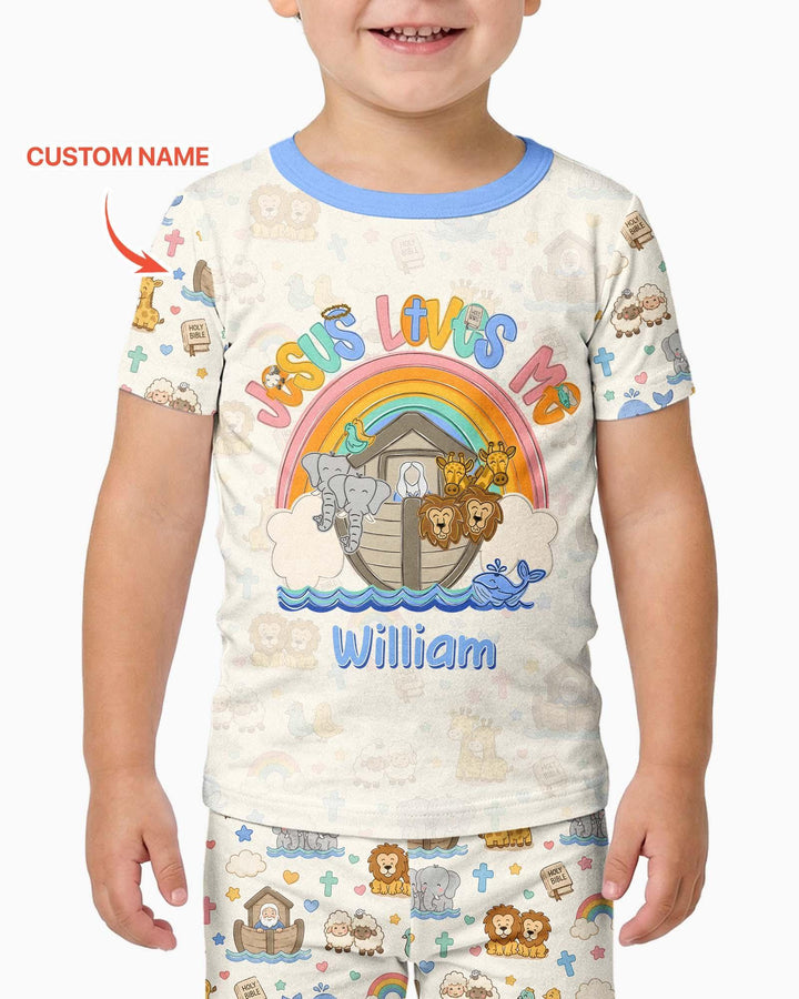 CUSTOM Template Bamboo Two Piece Short Sleeve Pyjamas Set