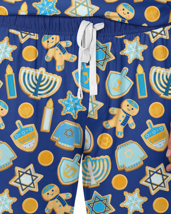 Hanukkah Cookies Bamboo Men's Pajama Set