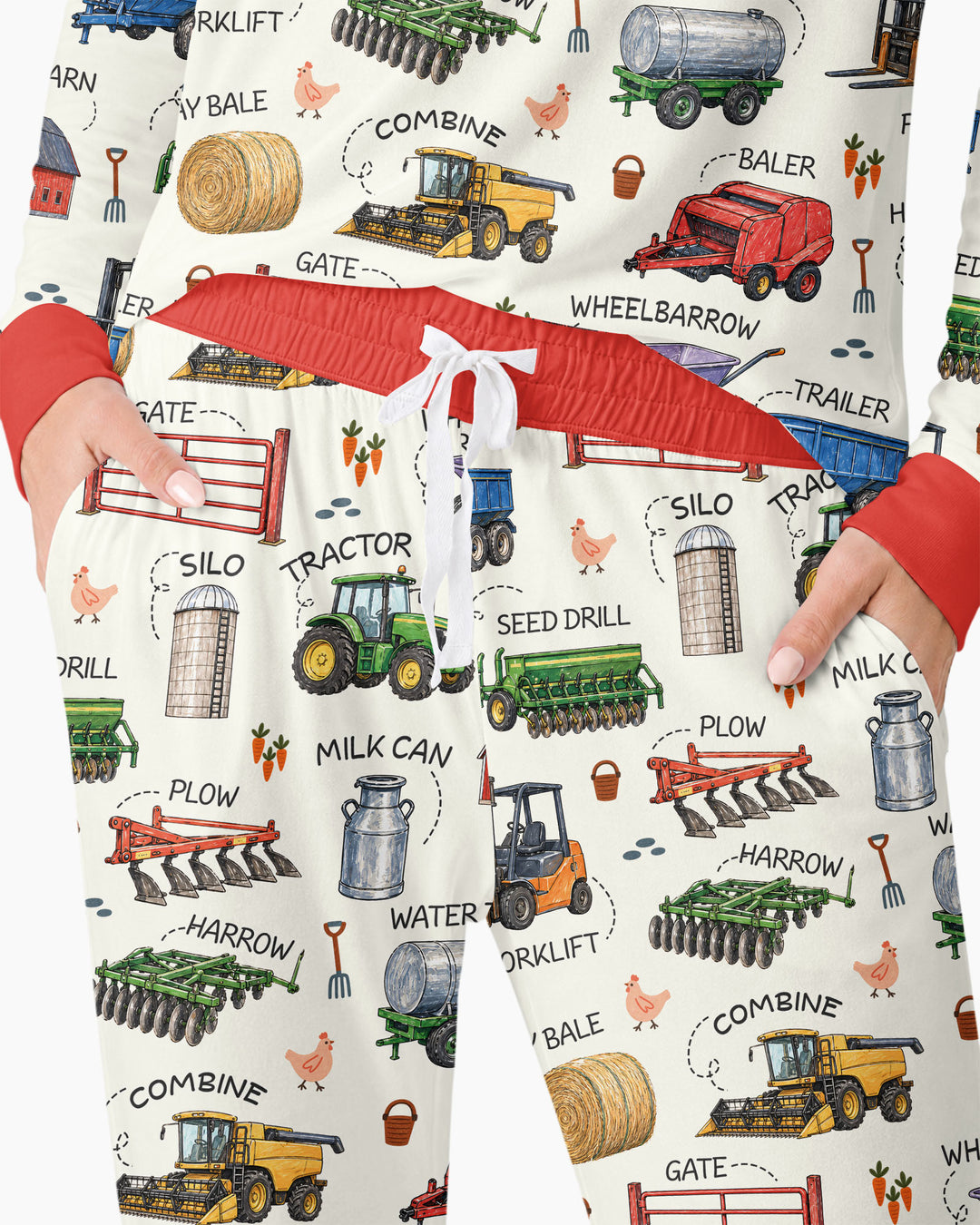 Little Farmer Bamboo Women Pajama Set