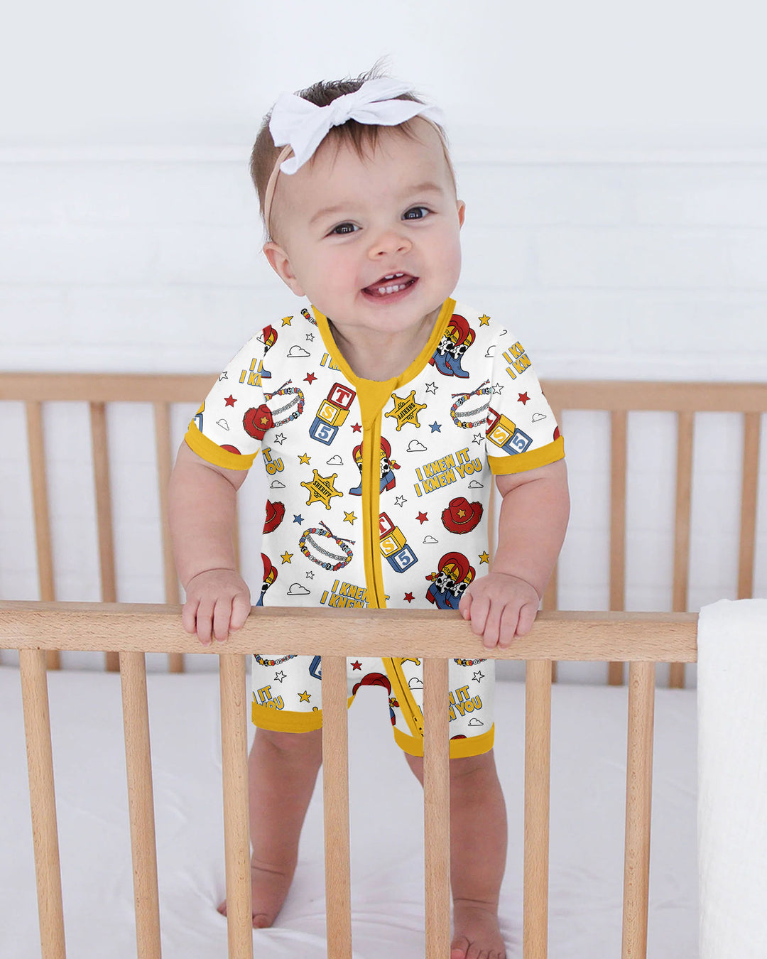 Little Cowgirl Bamboo Shorty Zippy