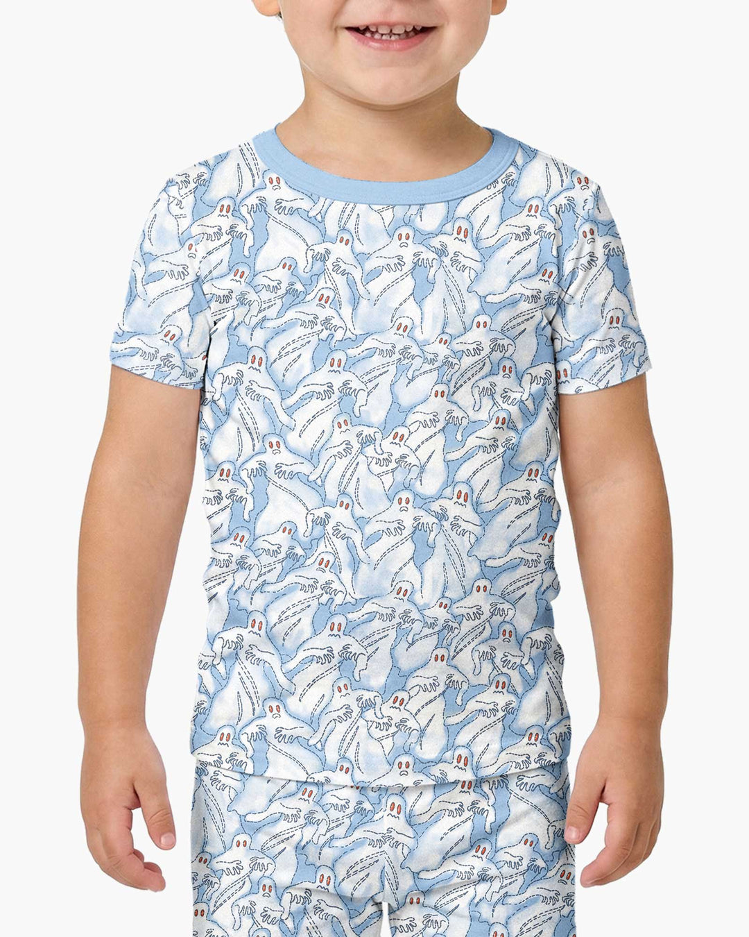 Ghostly Threads Bamboo Two Piece Short Sleeve Pajama Set