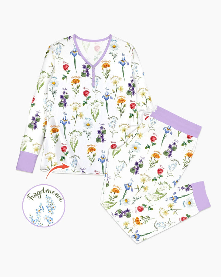 Marian Garden Bamboo Women Pajama Set