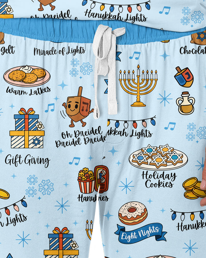 Hanukkah Night Bamboo Men's Pajama Set