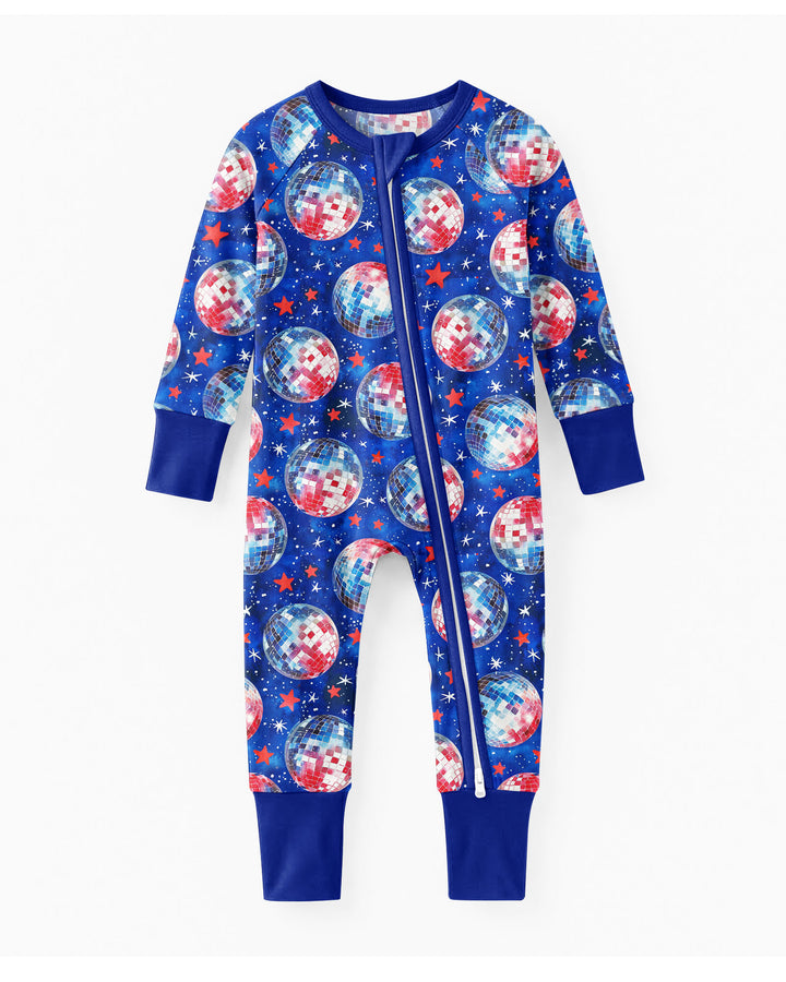 USA Disco Balls Bamboo Convertible Zippy