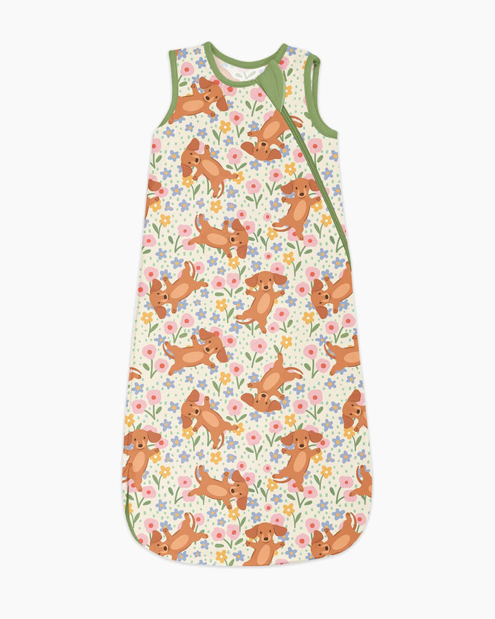 Dachshund Blooms Family Matching Bamboo Sleep Bag
