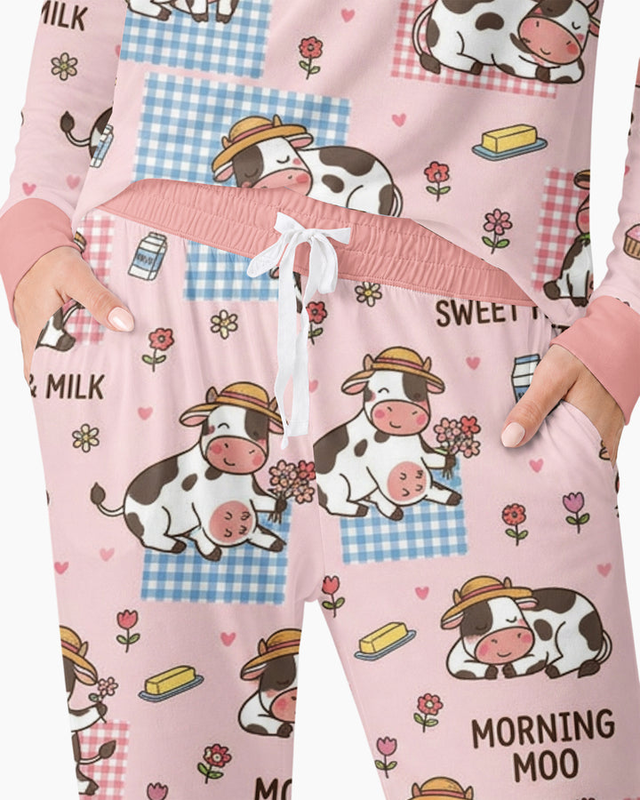 Drowned In Buttercream Bamboo Women Pajama Set