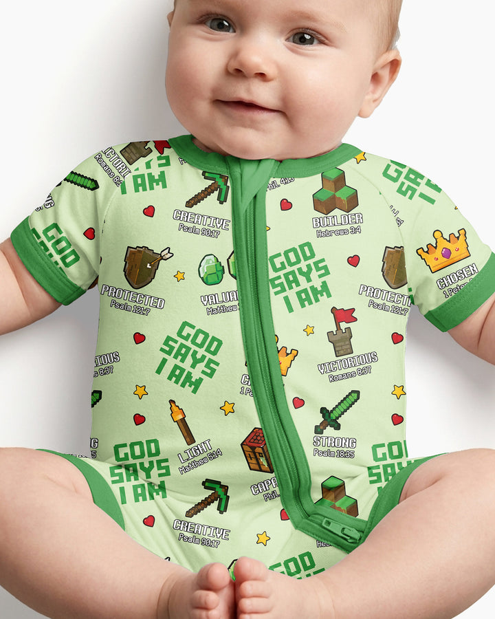 Christian Gamer Bamboo Shorty Zippy