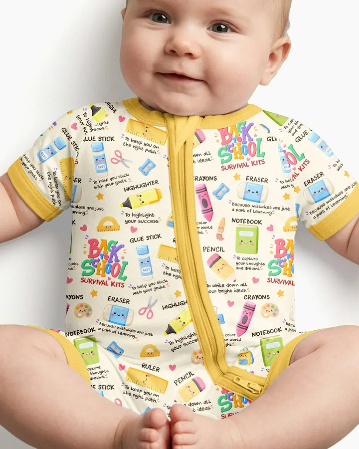 Back To School Survival Kit Bamboo Shorty Zippy