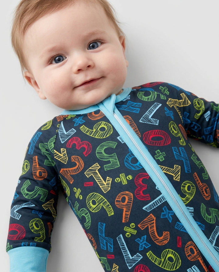 Math Doodles Bamboo Convertible Zippy