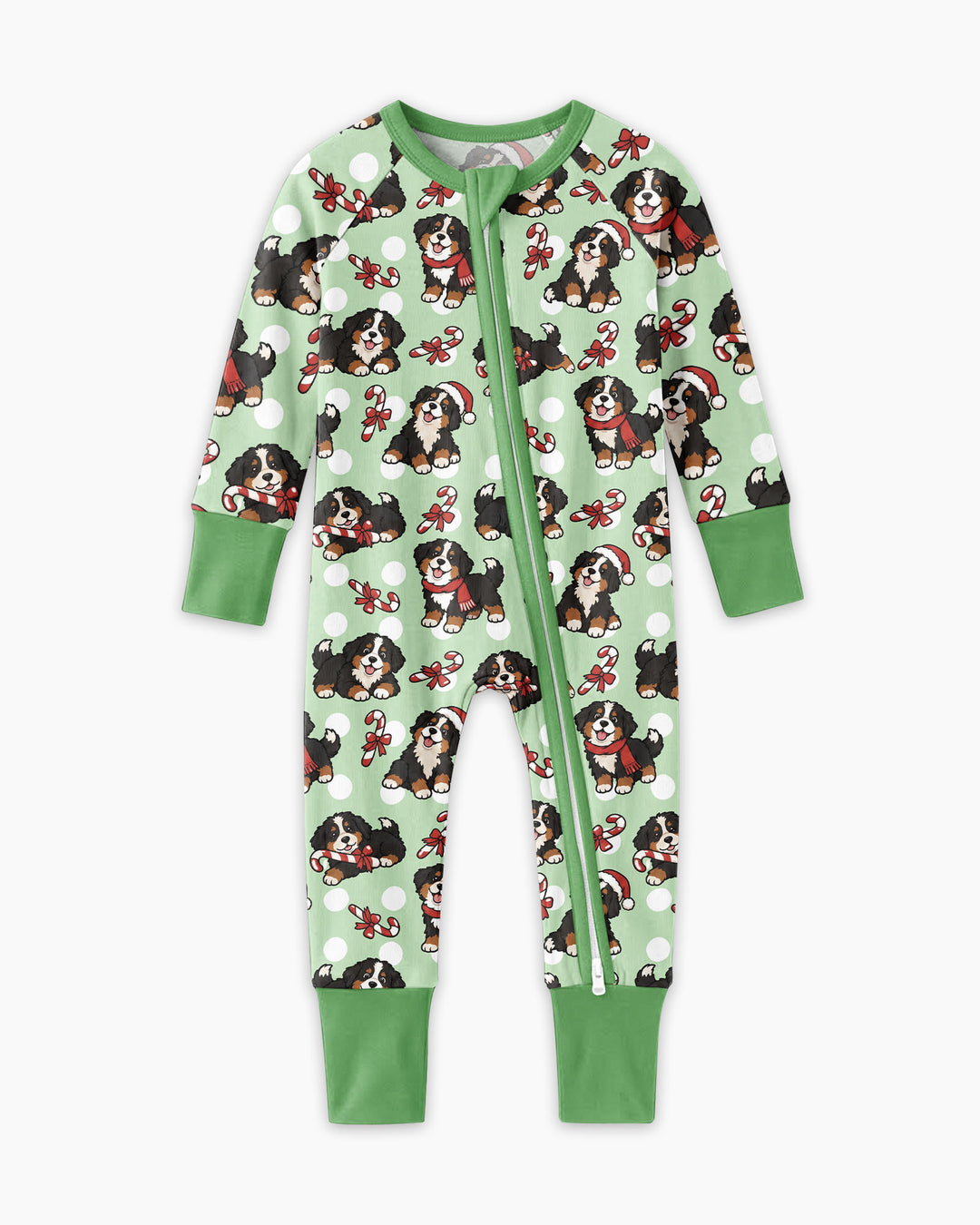 Holiday Bernese Mountain Christmas Dog Bamboo Convertible Zippy