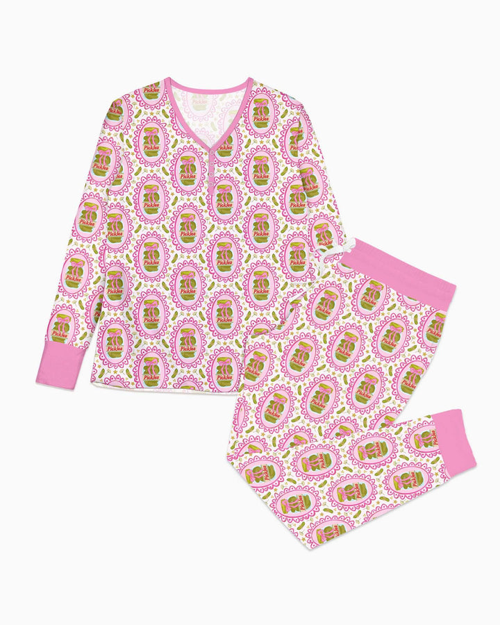 Pickle Coquette Bamboo Women Pajama Set