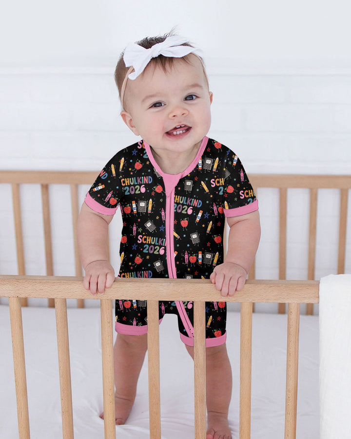 First Day Fun 2026 Bamboo Shorty Zippy