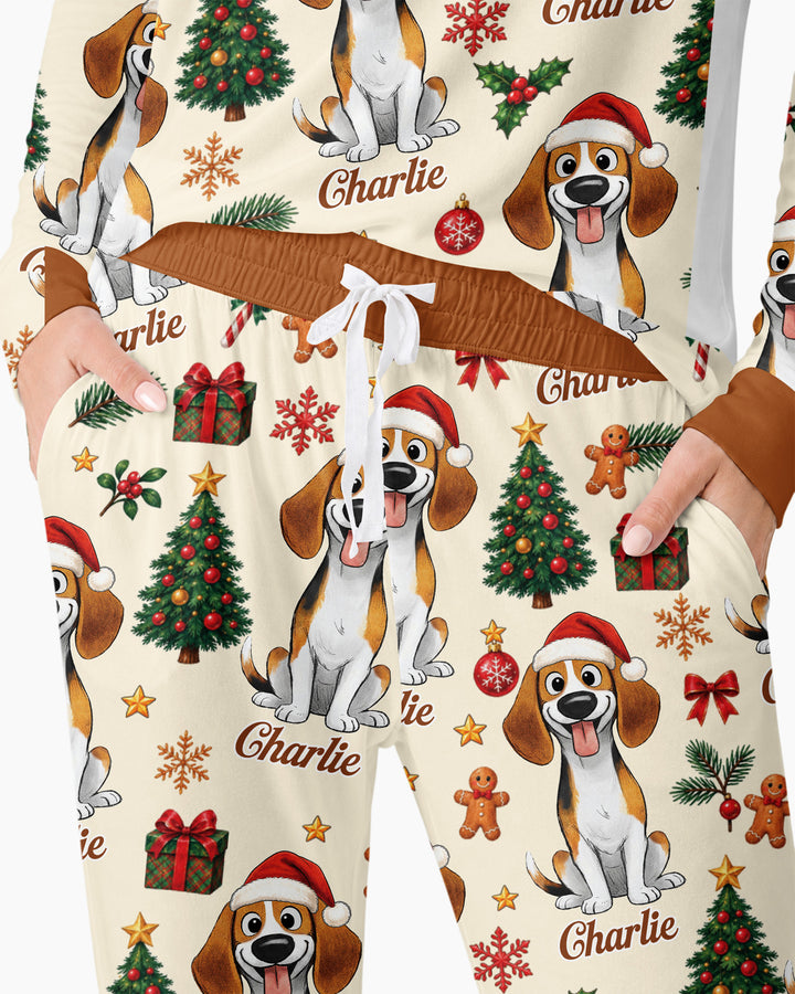 Christmas Dog Bamboo Women Pajama Set