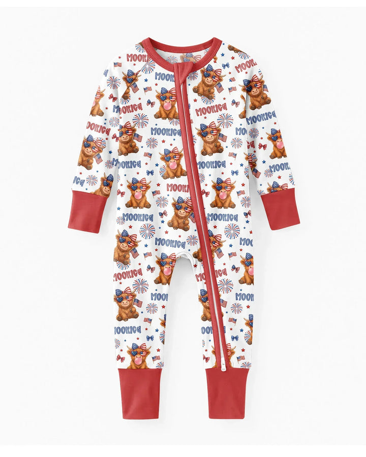 Moo-Rica Cowgirl Bamboo Convertible Zippy