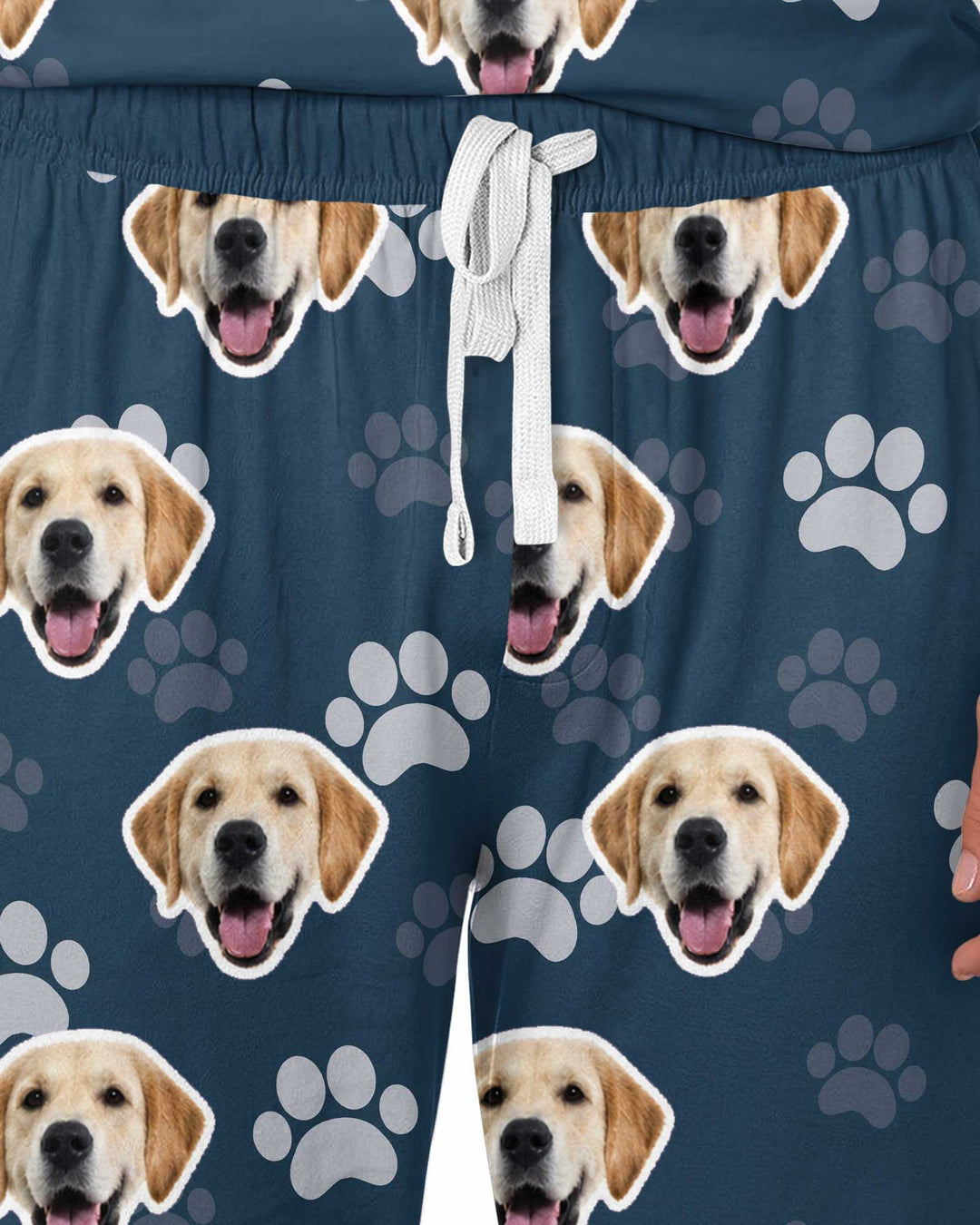 Personalized Dog & Cat Photo Bamboo Men's Pajama Set