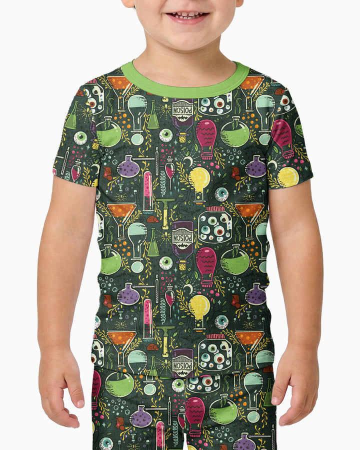 Mad Science Bamboo Two Piece Short Sleeve Pajama Set