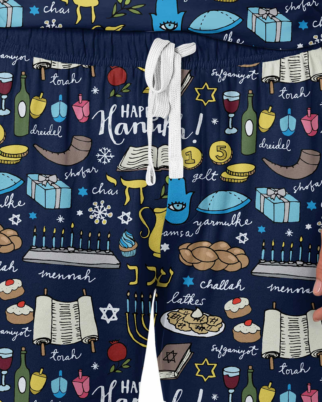 Happy Hanukkah 2026 Bamboo Men's Pajama Set
