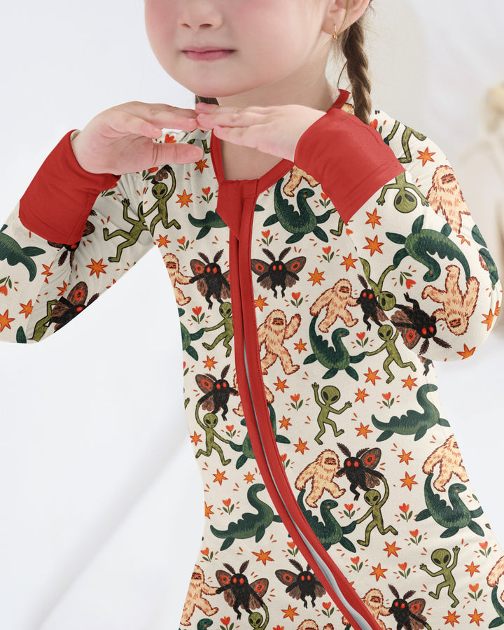 Dancing Cryptids Bamboo Convertible Zippy