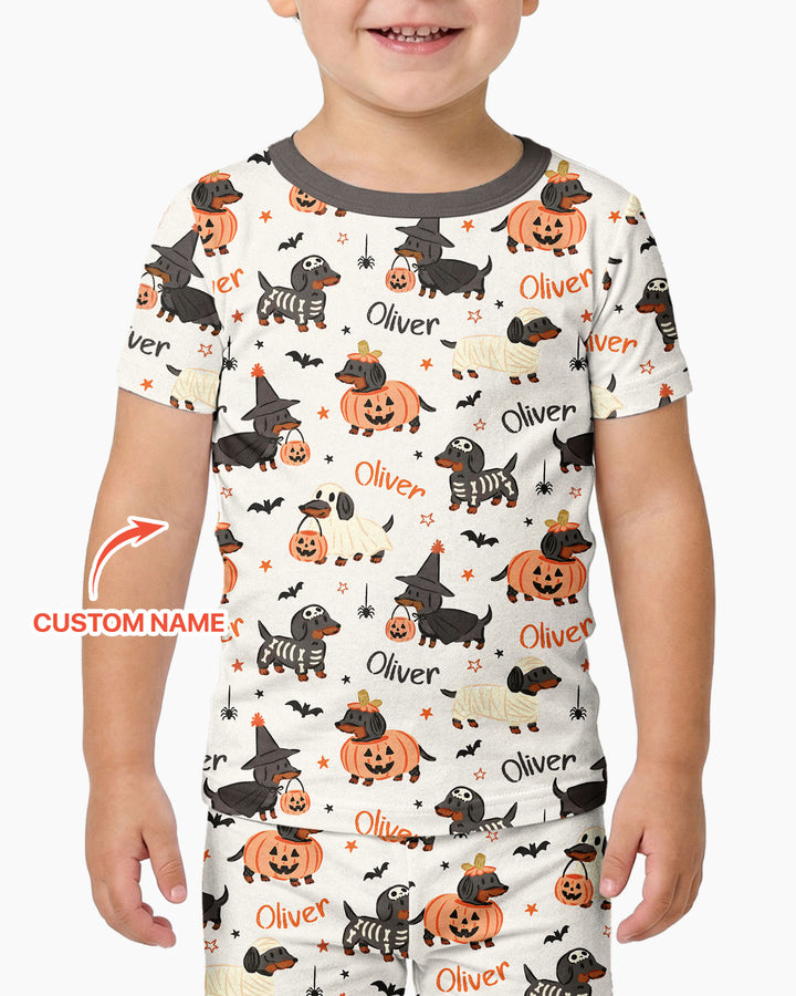CUSTOM Template Bamboo Two Piece Short Sleeve Pyjamas Set