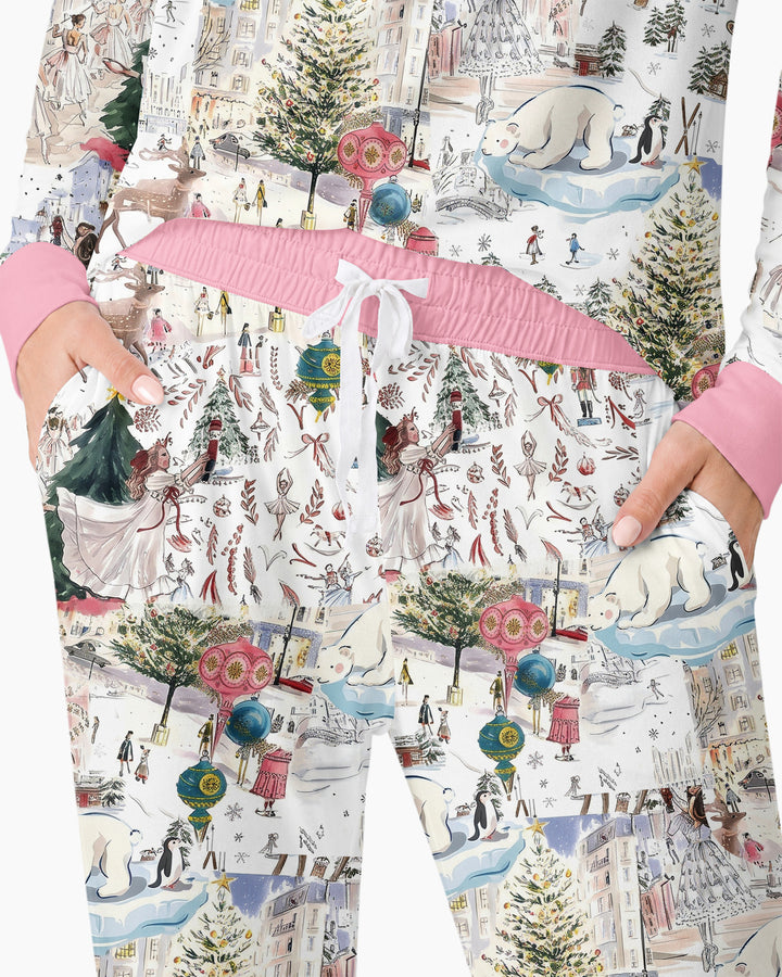 Enchanted Winter Wonderland Bamboo Women Pajama Set