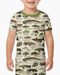 Fish Of America Bamboo Two Piece Short Sleeve Pajama Set