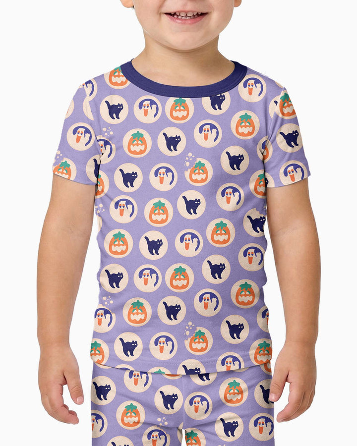 Boo Crew Bamboo Two Piece Short Sleeve Pajama Set