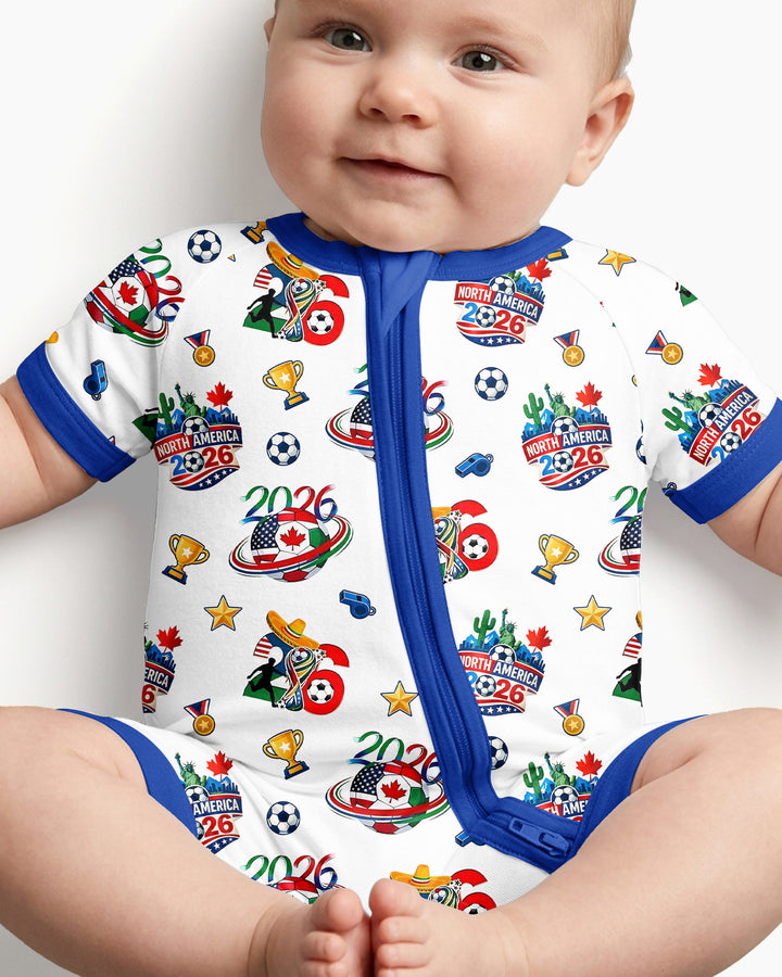 World Soccer North America 2026 Family Matching Bamboo Convertible Zippy