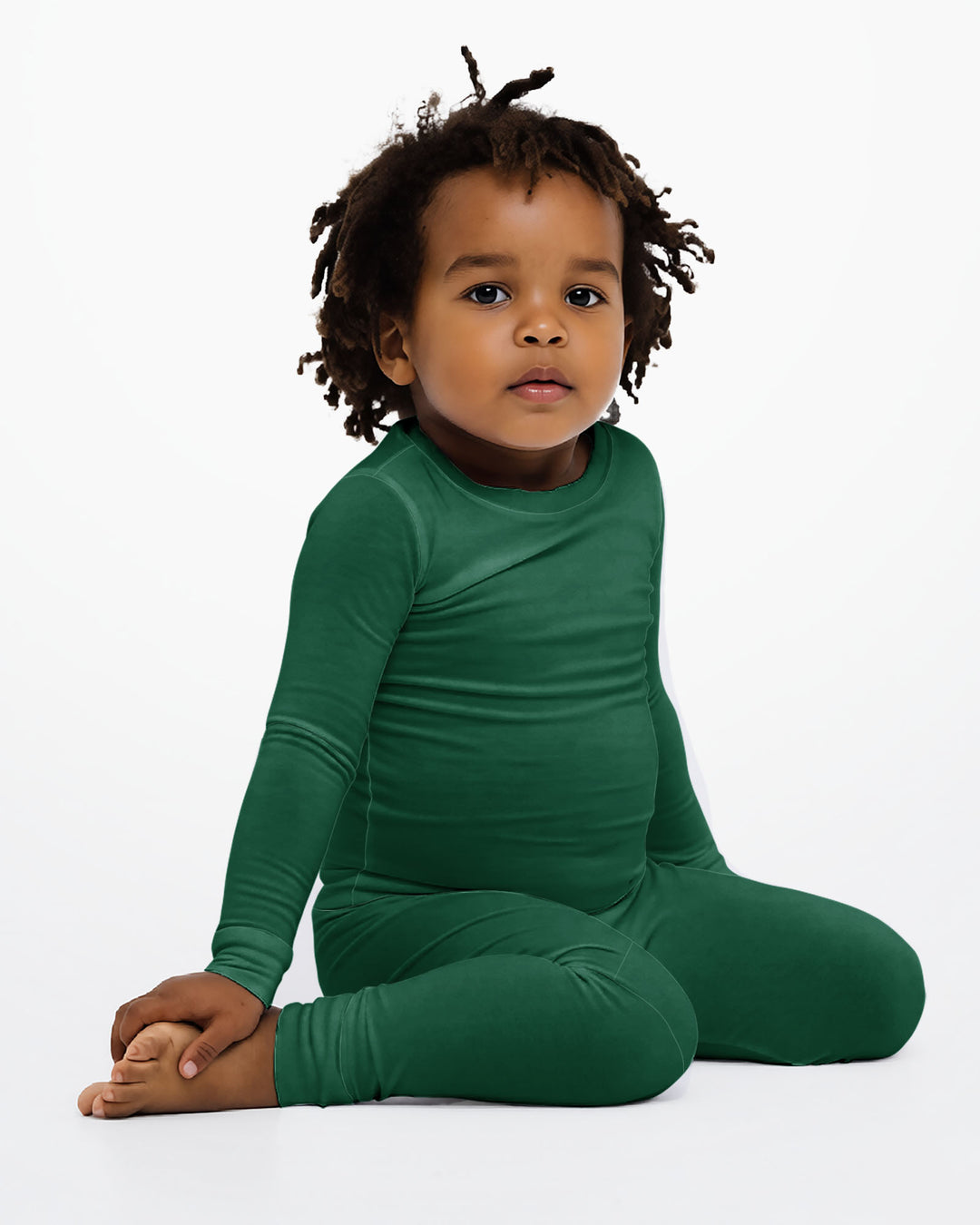 Emerald Bamboo Two Piece Pajama Set
