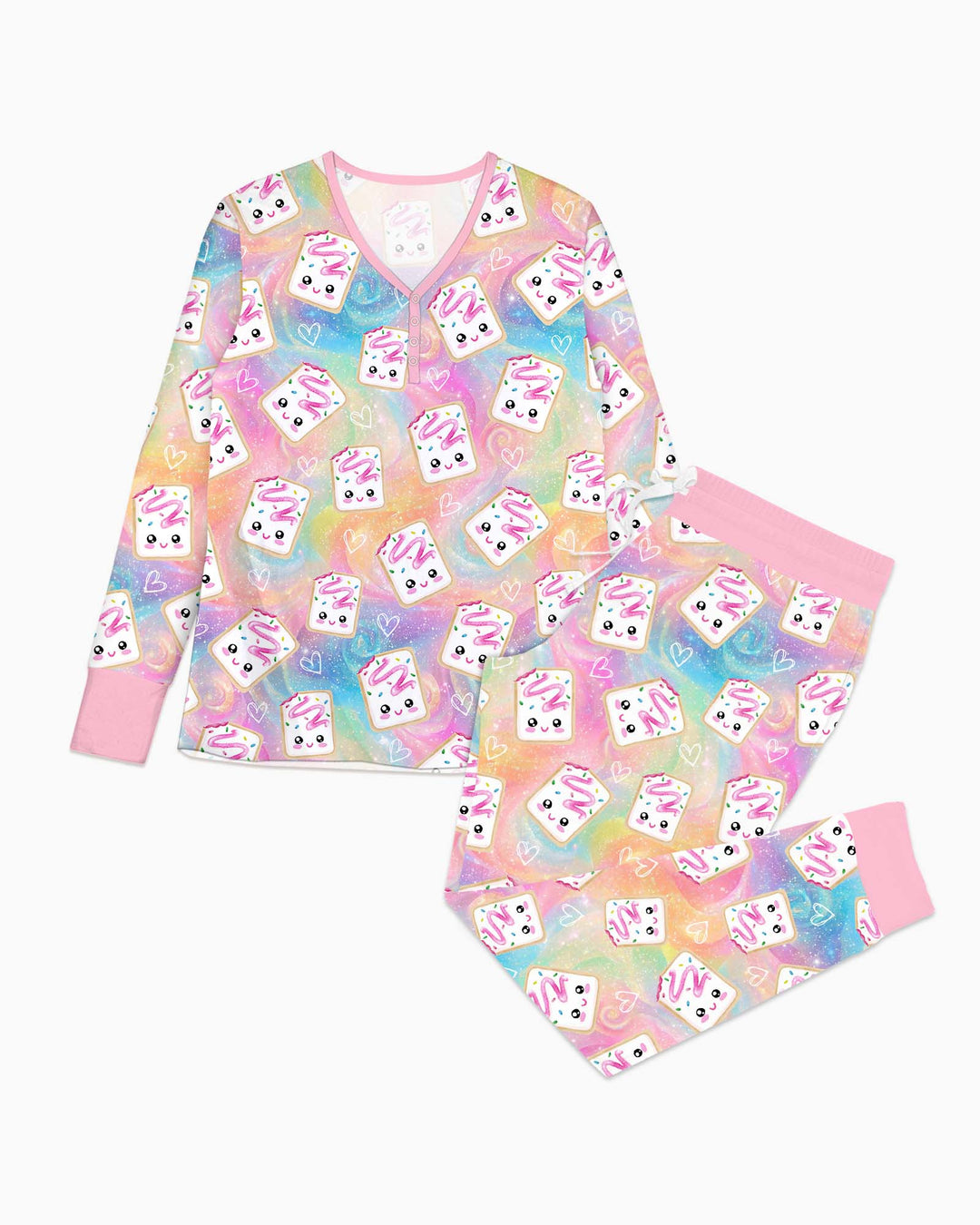 Kawaii Sprinkle Pastry  Bamboo Women Pajama Set