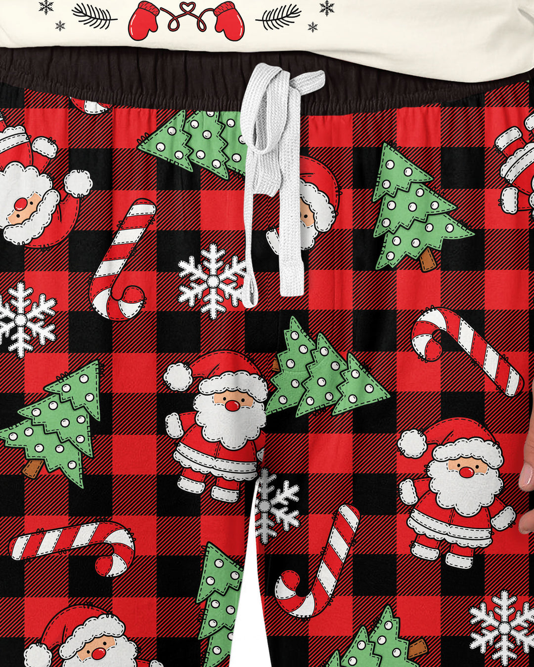 Custom Name Family Matching Christmas Crew Making Memories Together Bamboo Men's Pajama Set
