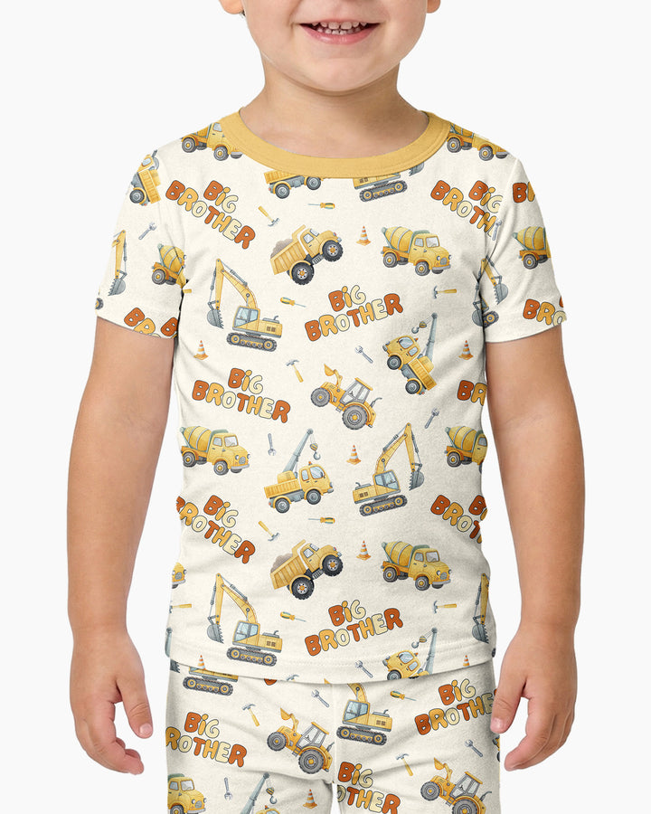 CUSTOM Template Bamboo Two Piece Short Sleeve Pyjamas Set