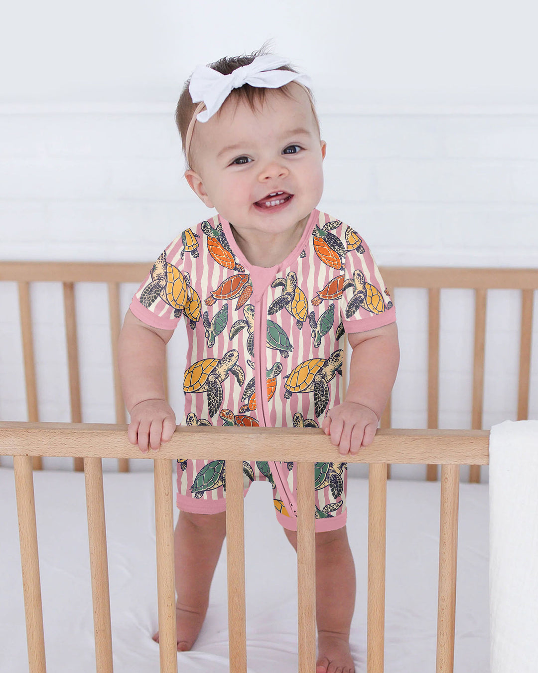 Turtle Bay Family Matching Bamboo Shorty Zippy