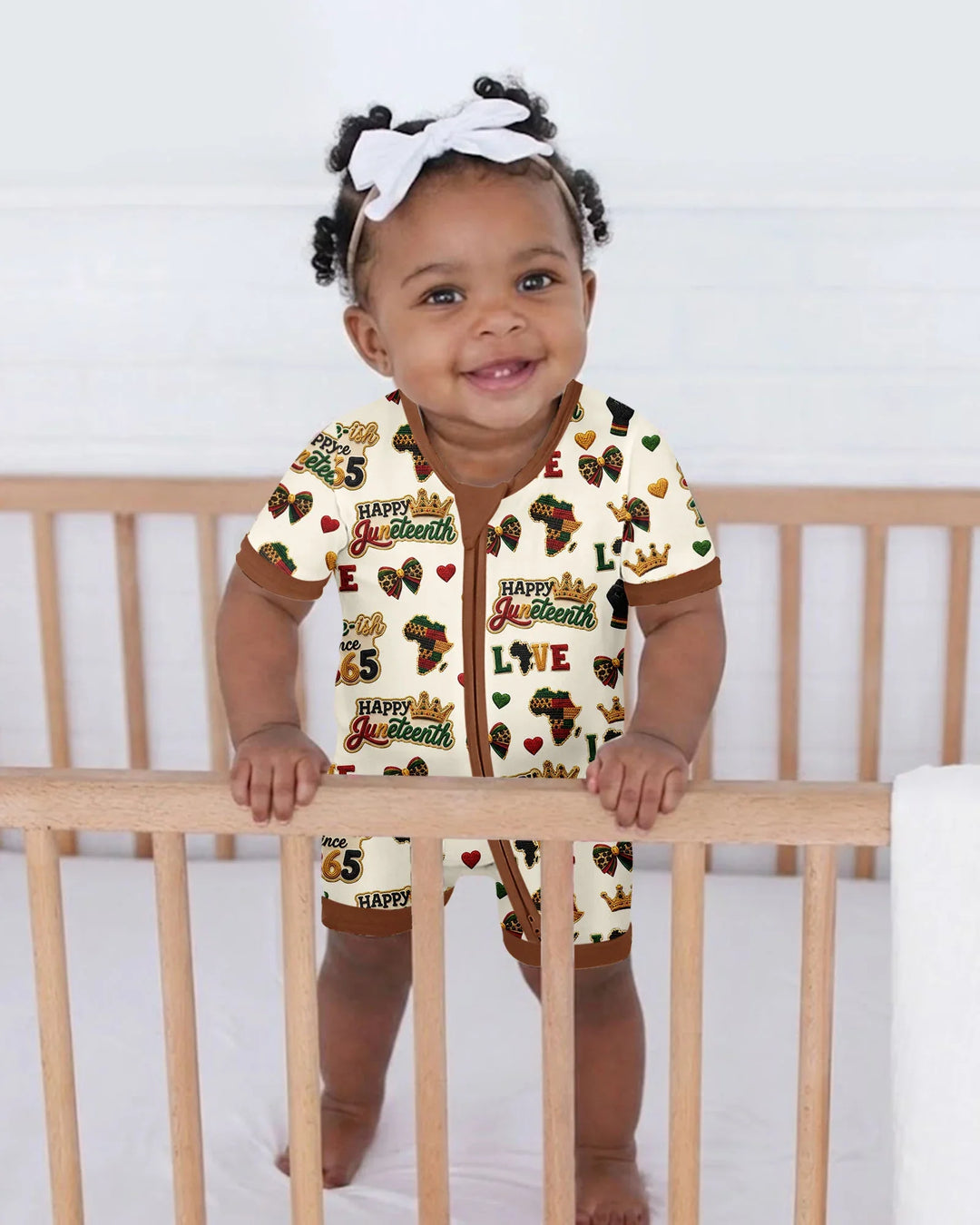 Juneteenth Free-ish Since 1865 Bamboo Shorty Zippy
