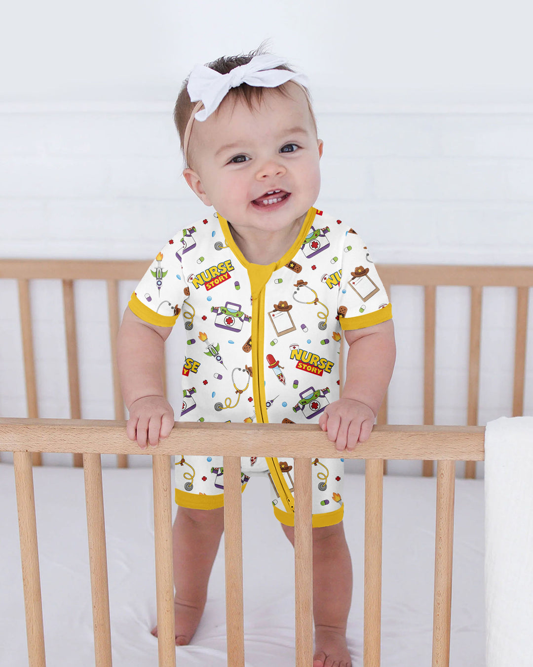 Nurse Story Bamboo Shorty Zippy
