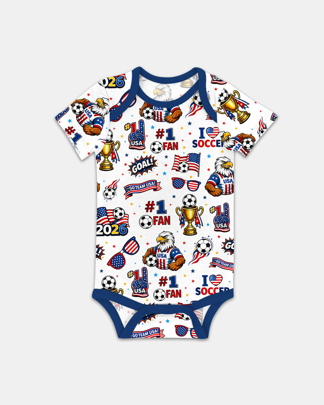 USA Soccer 2026 Party Bamboo Bodysuit
