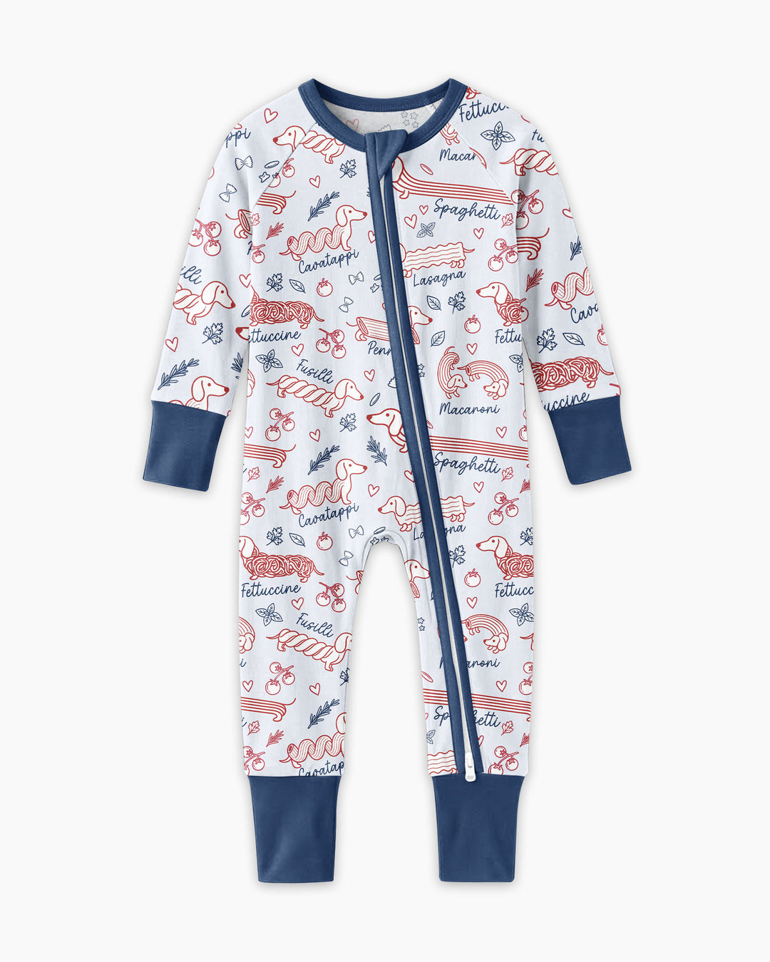Funny Dachshund Pasta Pups Bamboo Convertible Zippy