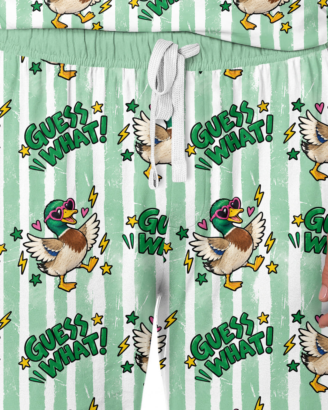 Guess What Mallard Butt Bamboo Men's Pajama Set