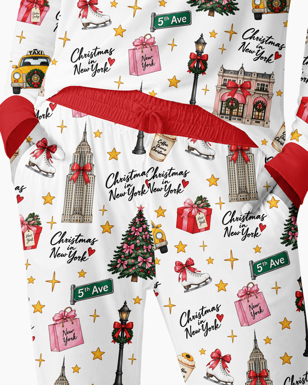 Christmas In NYC Bamboo Women Pajama Set