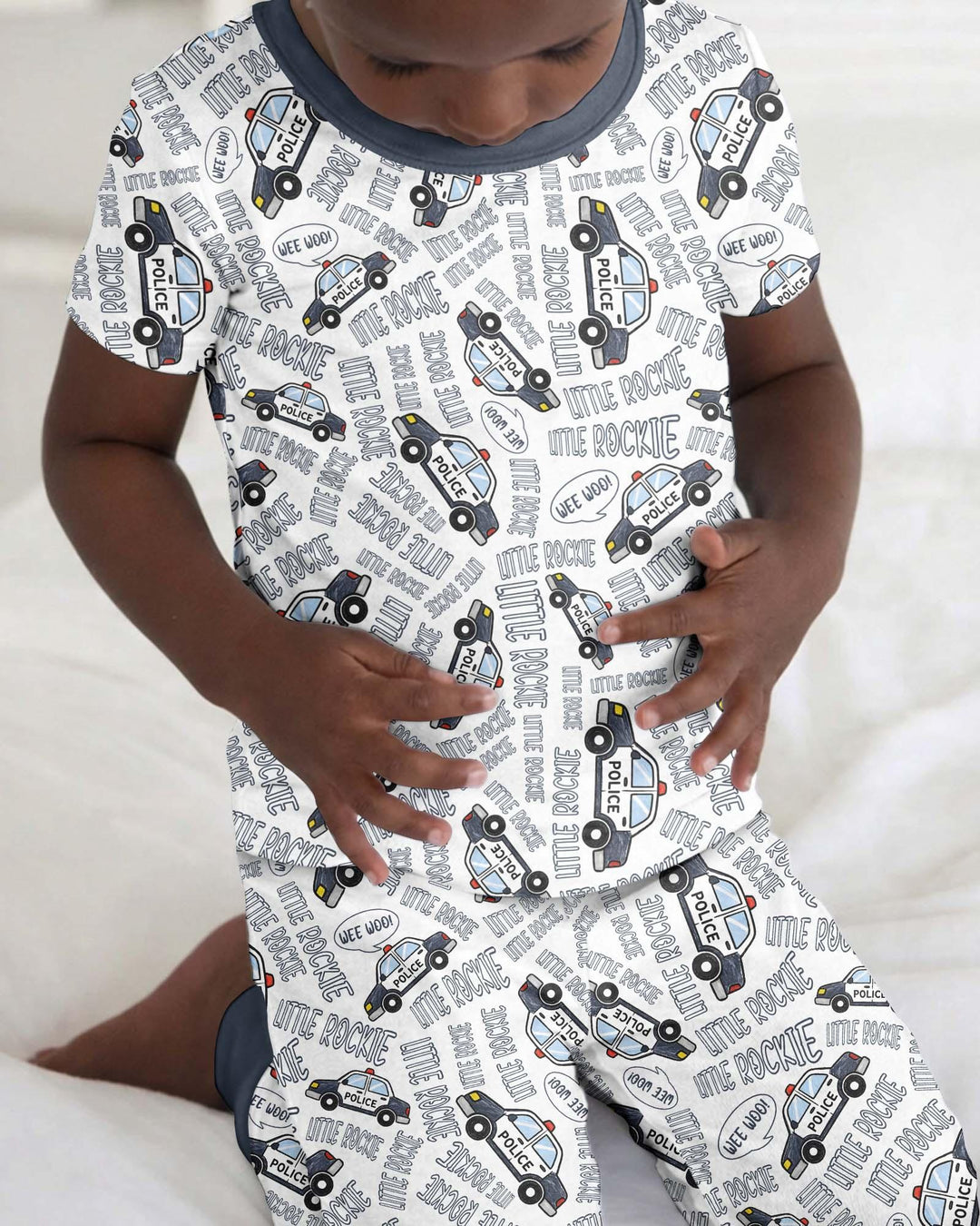 Little Rookie Bamboo Two Piece Short Sleeve Pajama Set