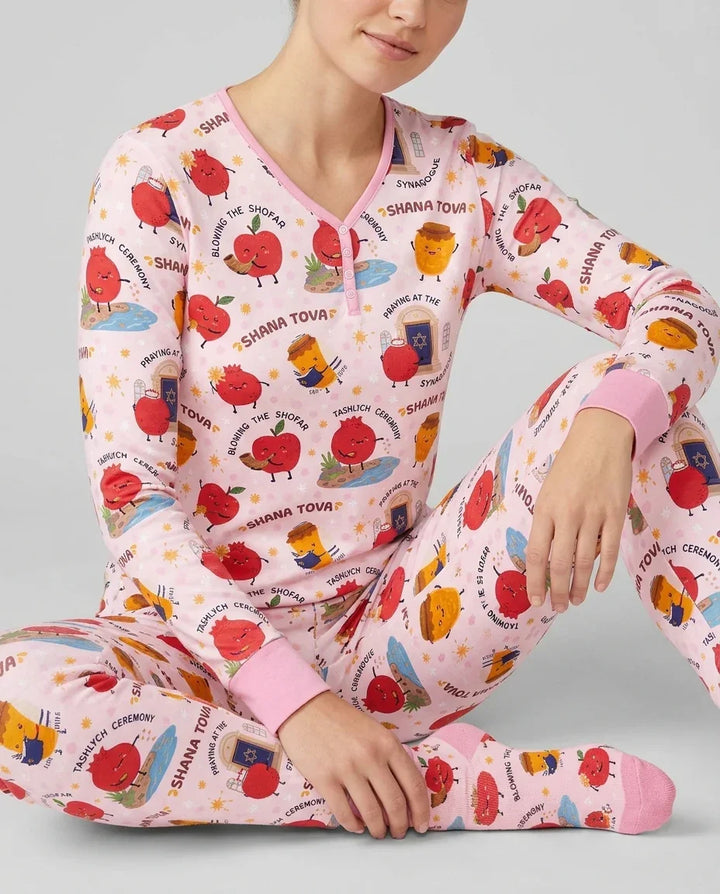 Sweet Sacred Moments Family Matching Bamboo Women Pajama Set