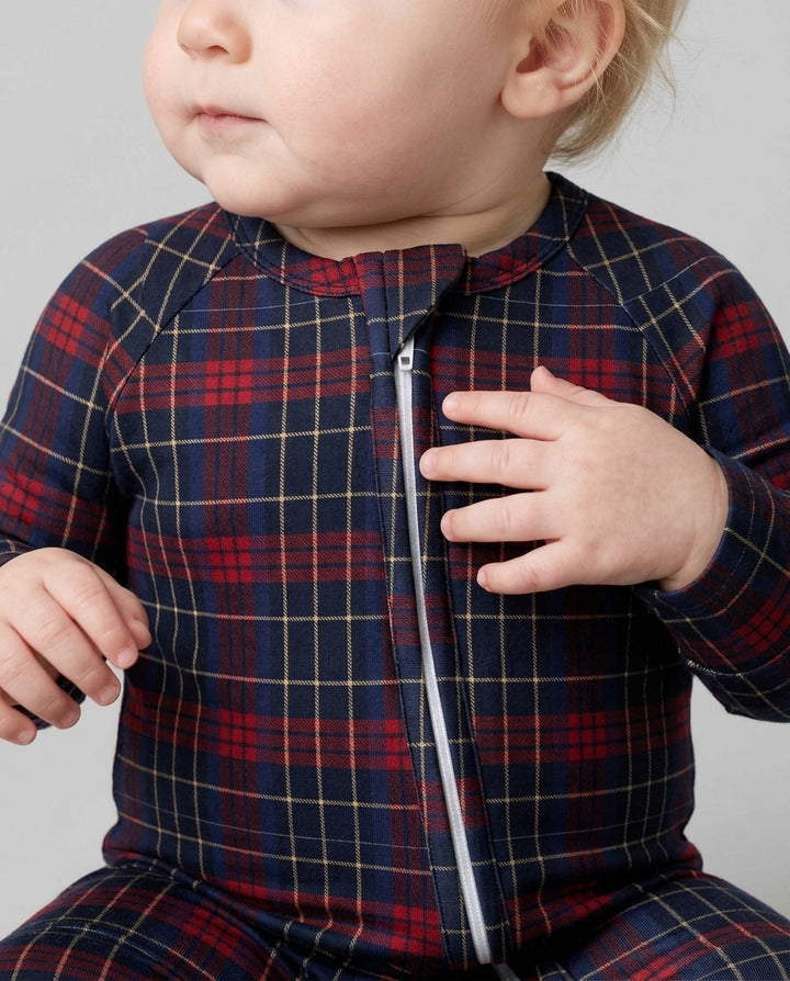 North Pole Plaid Bamboo Convertible Zippy