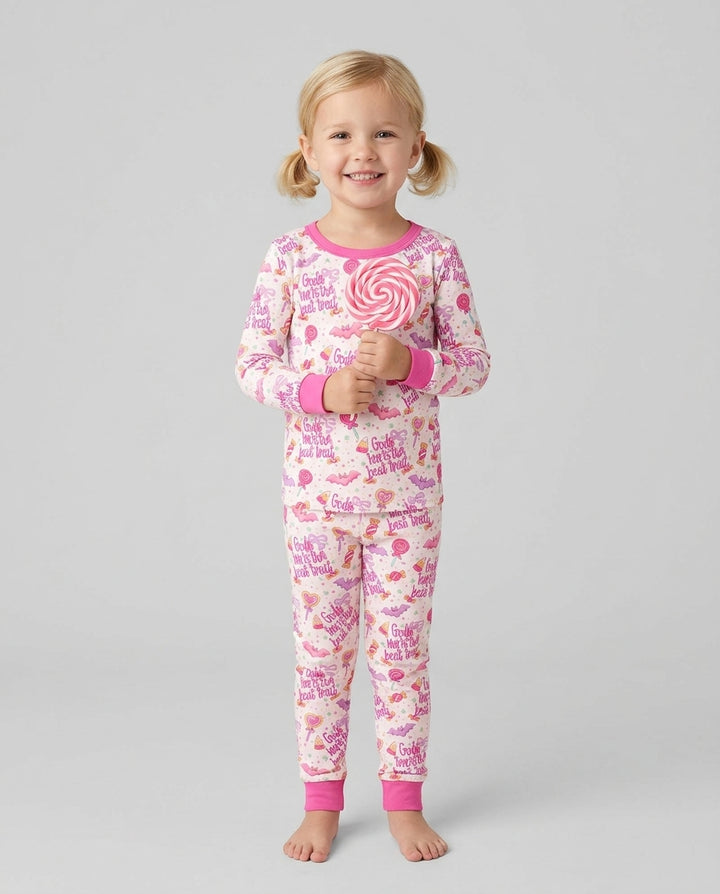 God's Love Is The Best Treat Bamboo Two Piece Long Sleeve Pajama Set