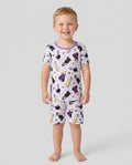 Evil Goose Bamboo Two Piece Short Sleeve Shorts Pajama Set