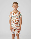 Template Bamboo Two Piece Short Sleeve Shorts Pyjamas Set
