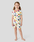Shanah Tovah Party Bamboo Two Piece Short Sleeve Shorts Pajama Set