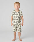 Template Bamboo Two Piece Short Sleeve Shorts Pyjamas Set