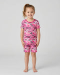 Template Bamboo Two Piece Short Sleeve Shorts Pyjamas Set
