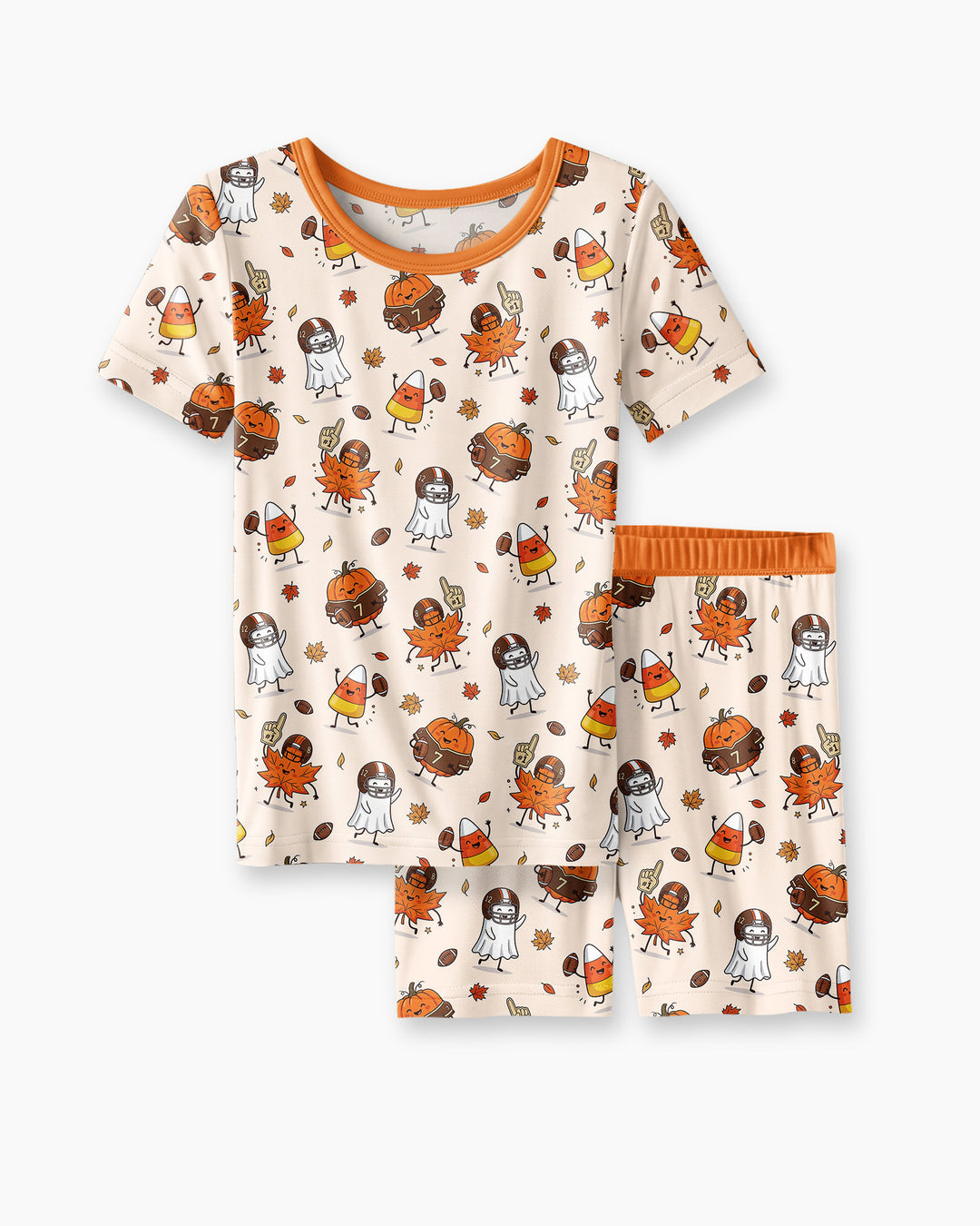 Template Bamboo Two Piece Short Sleeve Shorts Pyjamas Set